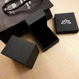 5 Stones Black Diamonds Ring in 14K Gold