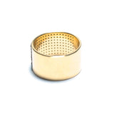 Half Eternity Black Diamond Ring in 14K Gold