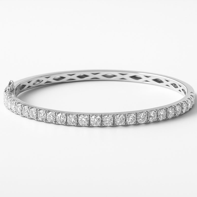 Sprinkled Round Bracelet in Gold with Diamond
