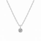 Chain Choker Necklace in Gold with Diamonds