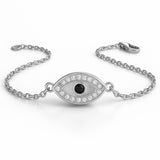 Evil Eye Bracelet in Gold with Diamond