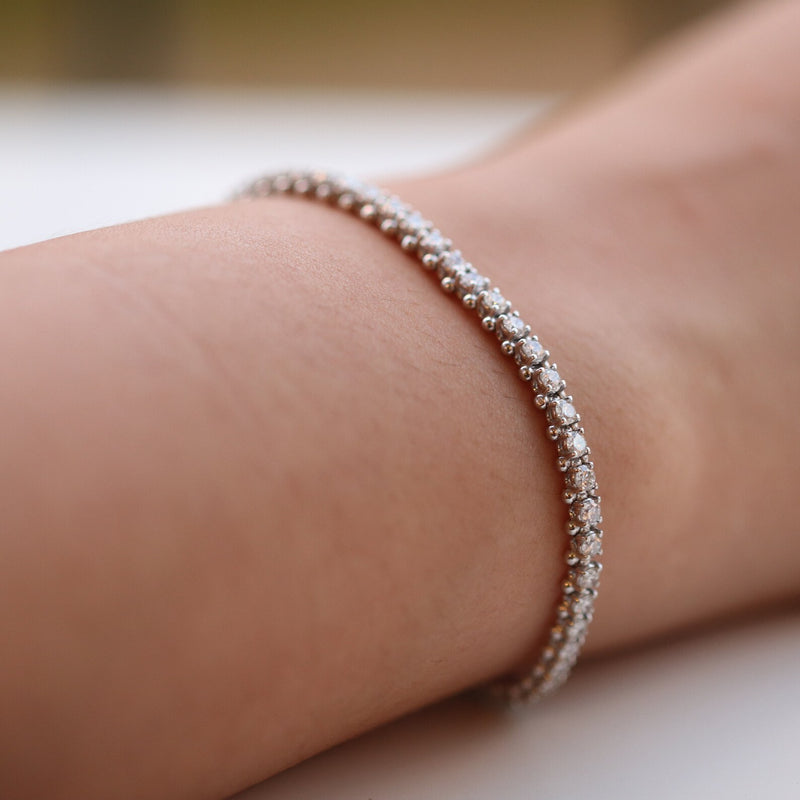 Tennis Bracelet in Gold with Diamond