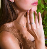Classic Emerald Ring Shape in Gold with Diamonds