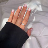 Heart Shape Ring in Gold with Diamonds