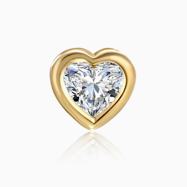 טבעת V משובצת זהב משובצת ביהלום משובצת ב-Pear &amp; Pave