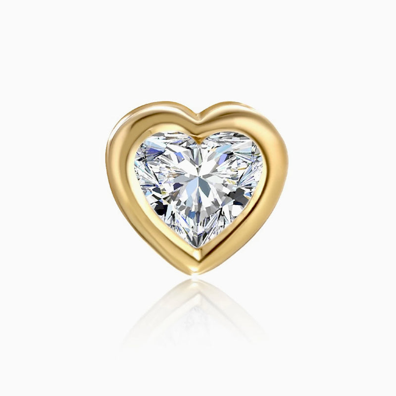טבעת V משובצת זהב משובצת ביהלום משובצת ב-Pear &amp; Pave