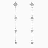 Star Shape Earrings in Gold with Diamonds