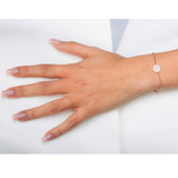 Infinity Charm Bracelet in Gold with Diamond