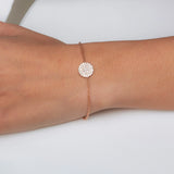 Infinity Charm Bracelet in Gold with Diamond