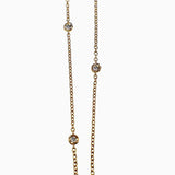 Sparkle Chain Necklace in Gold with Diamonds