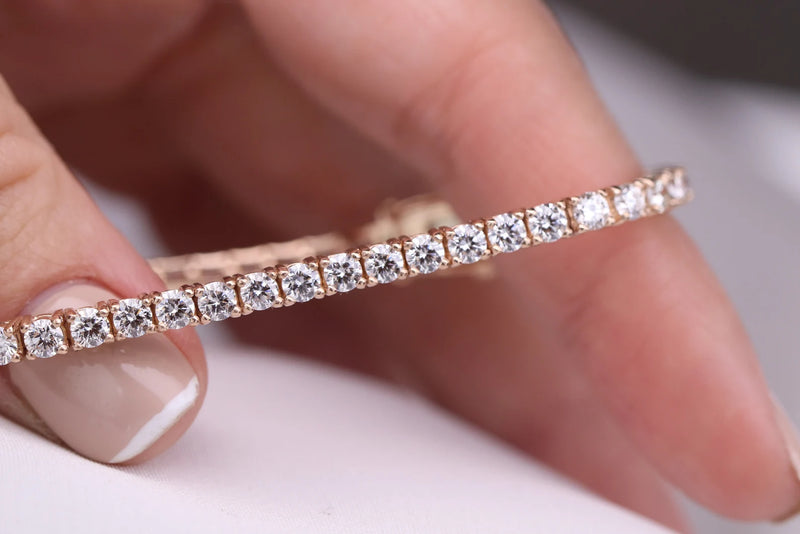 Tenis Bracelet in Gold with Diamond