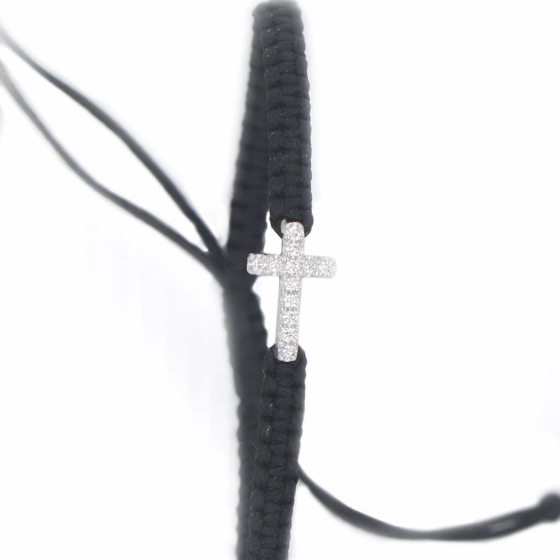 Cross Bracelet in Gold with Diamond