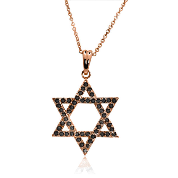 שרשרת צלב מזהב עם יהלומים 