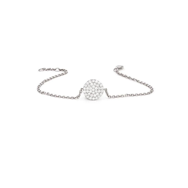 Infinity Charm Bracelet in Gold with Diamond