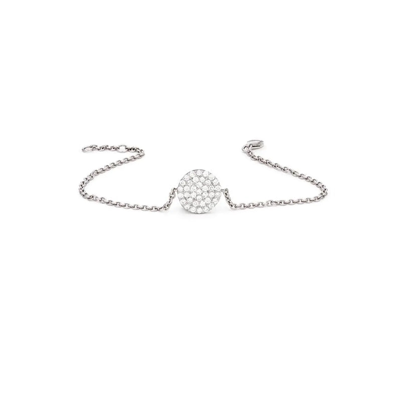 Infinity Charm Bracelet in Gold with Diamond