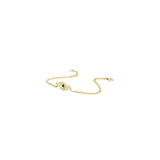 Evil Eye Bracelet in Gold with Diamond
