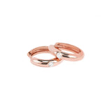 Hoop Shape Earrings in Gold with Diamonds