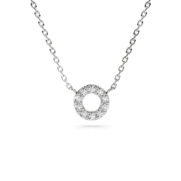Circle of Life Necklace in Gold with Diamonds