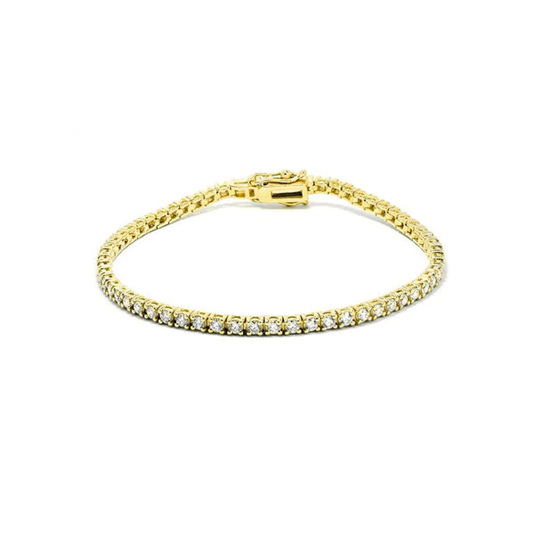 Tenis Bracelet in Gold with Diamond