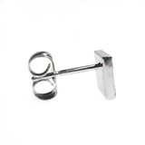 Square Shape Earrings in Gold with Diamonds