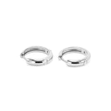 Hoop Shape Earrings in Gold with Diamonds