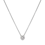 Round Shape Necklace in Gold with Diamonds