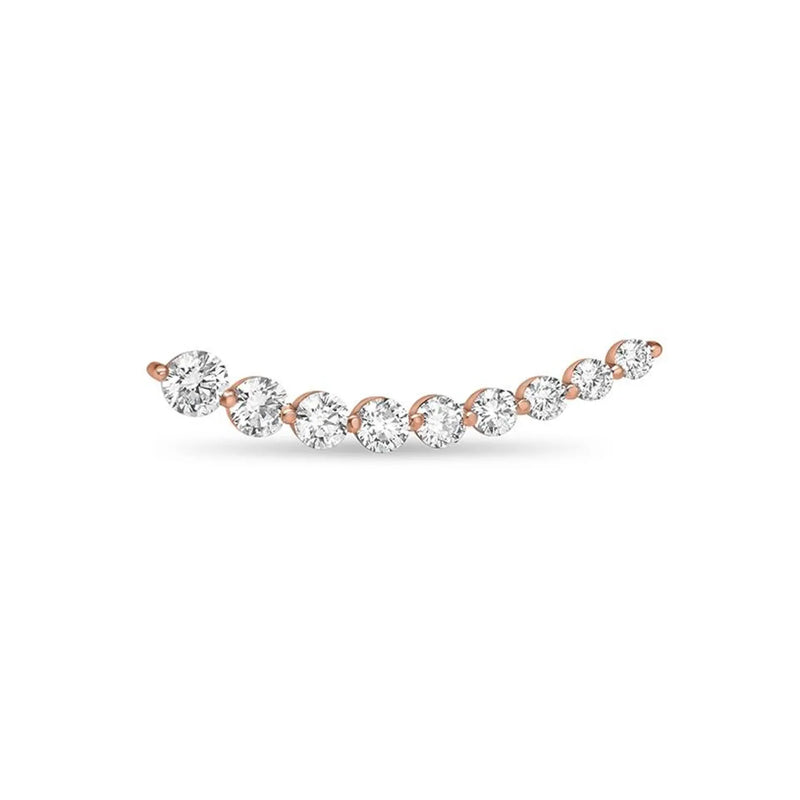טבעת V משובצת זהב משובצת ביהלום משובצת ב-Pear &amp; Pave
