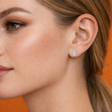 Pear Shape Earrings in Gold with Diamonds