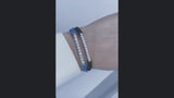 String Macrame Wax Cord Bracelet in Gold with Diamond