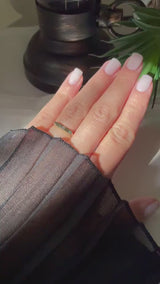 Signet Ring in Gold with Diamonds