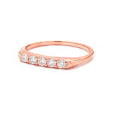Signet Ring in Gold with Diamonds