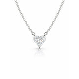 Heart Shaped Necklace in 14K Gold with Diamond