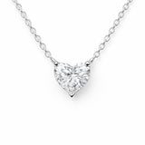 Heart Shaped Necklace in 14K Gold with Diamond