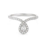 Diamond Twist Band in Solid 14K Gold