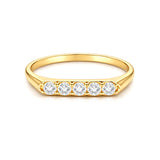 Signet Ring in Gold with Diamonds