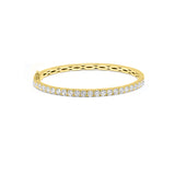 Sprinkled Round Bracelet in Gold with Diamond