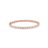 Sprinkled Round Bracelet in Gold with Diamond
